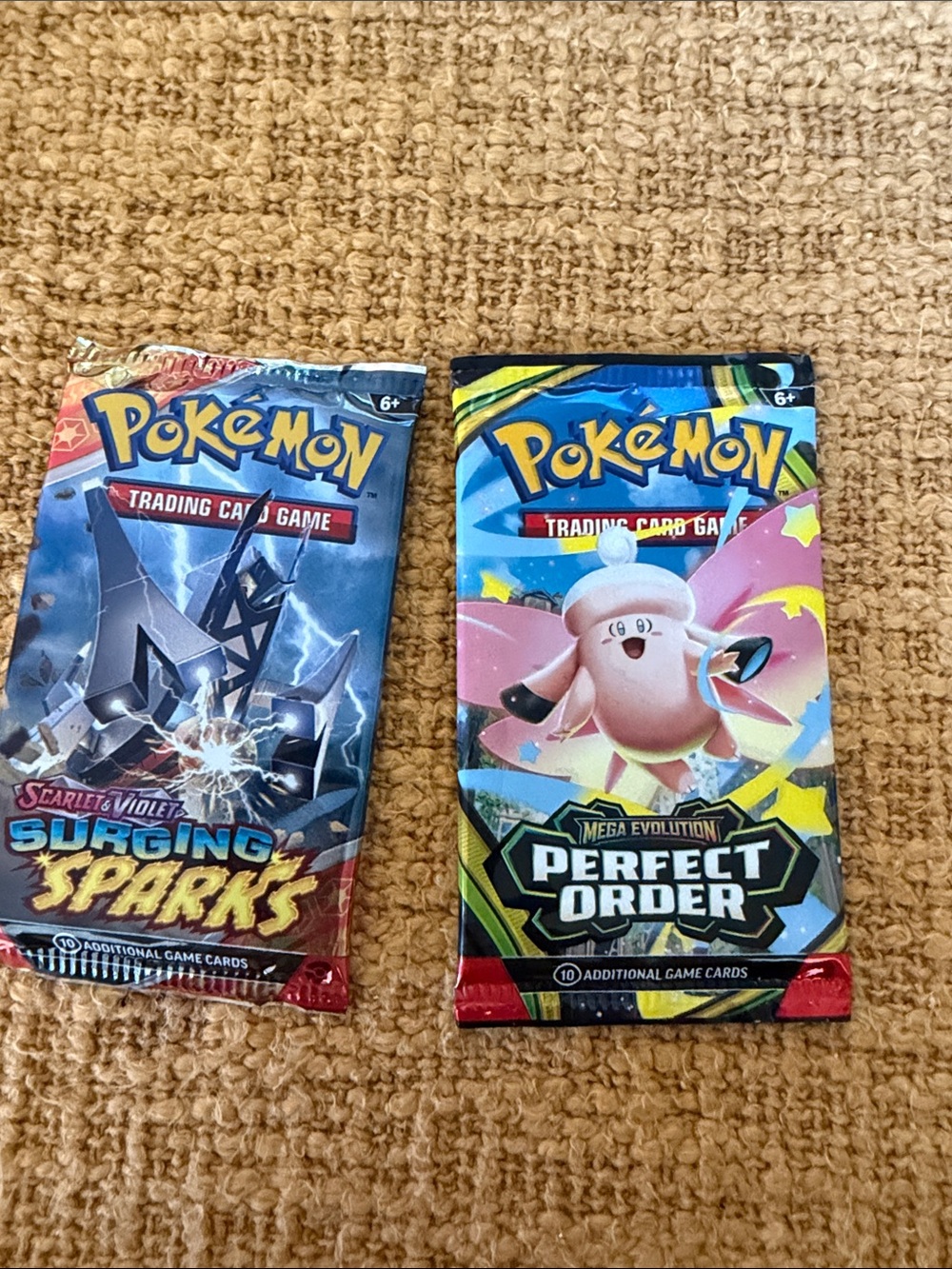 Trading Card Game Booster Pack - - Blue/Pink Artwork